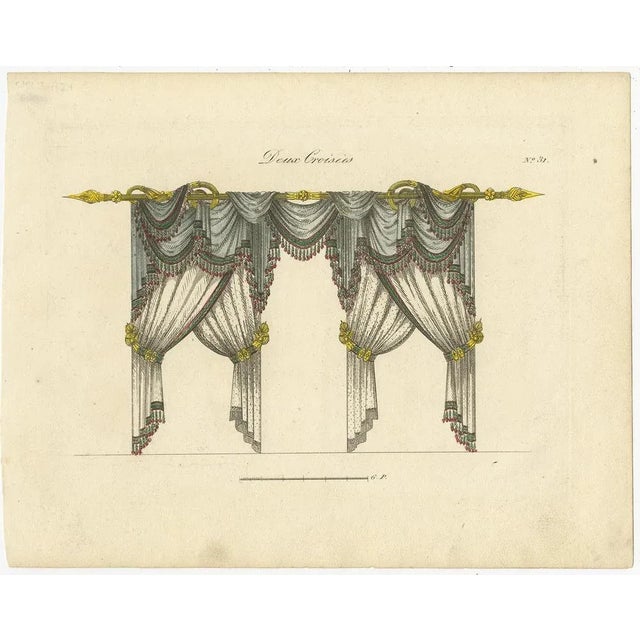 Osmont, Various Draperies, 1820, Paper, Set of 11 For Sale - Image 5 of 14