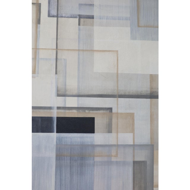 Large Painting by Sean Scherer, "Ruhlman", Dtd. 1999, 84" X 72" Diptych For Sale - Image 11 of 12