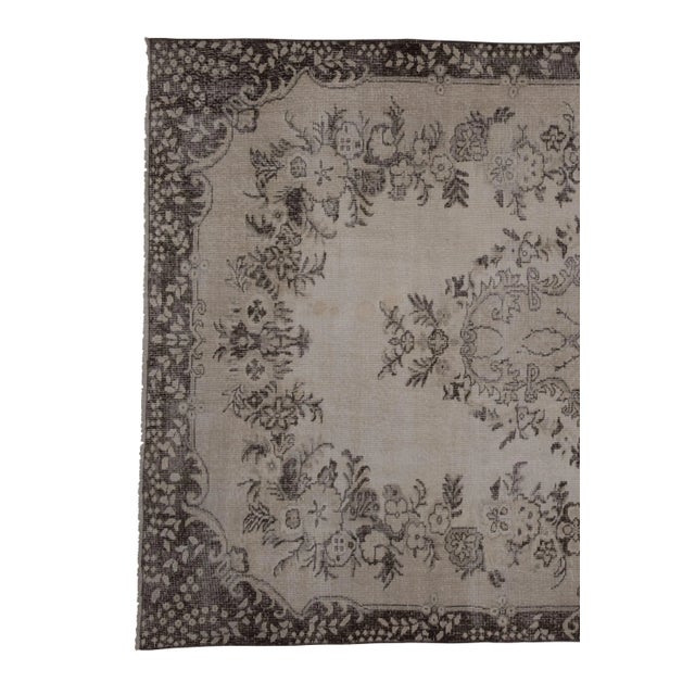 Textile Hand Knotted Wool Turkish Sparta Rug 6'4'' X 9'11'' For Sale - Image 7 of 12