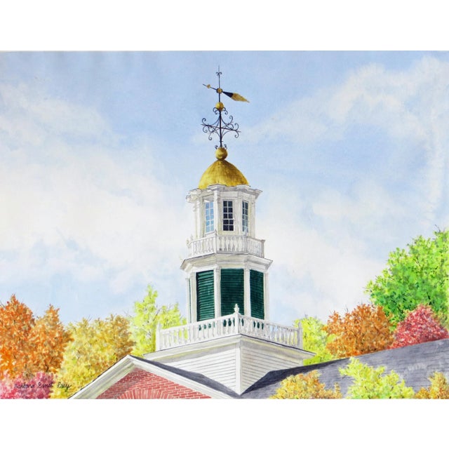 Artist: Barbara Ernst Prey – American (1957-) Title: Griffin Hall, Williams College, Autumn Year: circa 1980 Medium:...