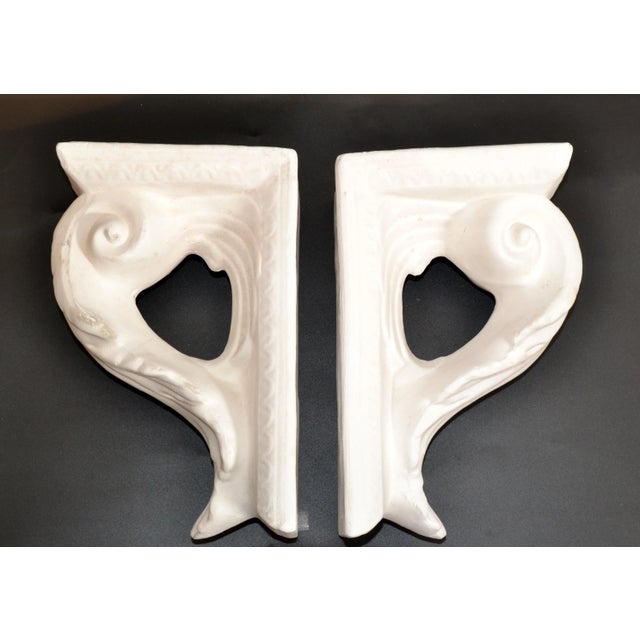 Pair of Serge Roche Style Wall Mounted Brackets, France 1970 For Sale In Miami - Image 6 of 13