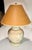 Mid-Twentieth Century Creme and White Ceramic Table Lamp For Sale In Palm Springs - Image 6 of 12