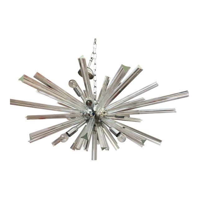 Italian Murano Glass Sputnik Chandelier For Sale