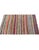 Mid-Century Modern Mini Vintage Striped Rag Rug - 3`1" X 3`10" For Sale - Image 3 of 6