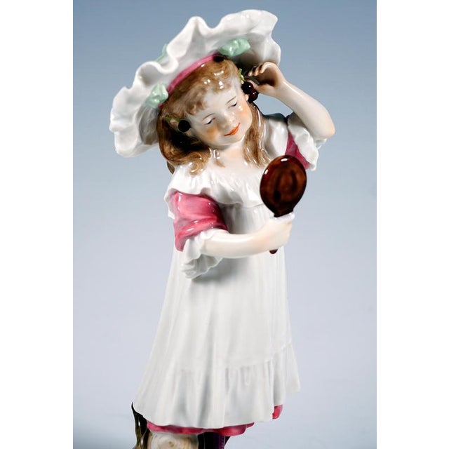 Ceramic Art Nouveau Figurine from Paul Helmig, Germany, 1907 For Sale - Image 7 of 9