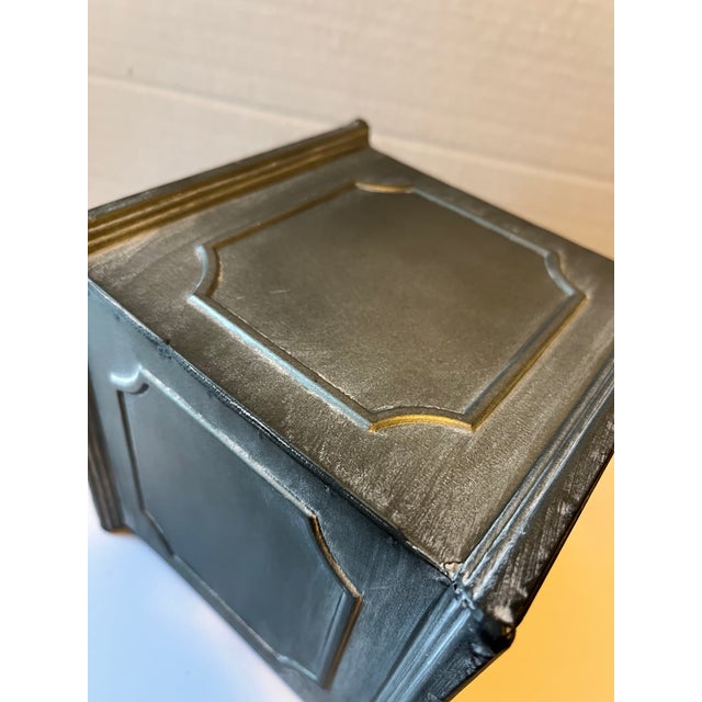 Square Metal Cachepot For Sale - Image 6 of 8