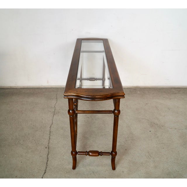 Wood 1960’s Hollywood Regency Spanish Console Table For Sale - Image 7 of 12