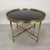 Coffee Table in Brass and Black Glass, 1970s For Sale - Image 3 of 16