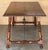 Baroque 19th Spanish Sturdy Side Table with Carved Turned Legs and Double Stretcher For Sale - Image 3 of 18