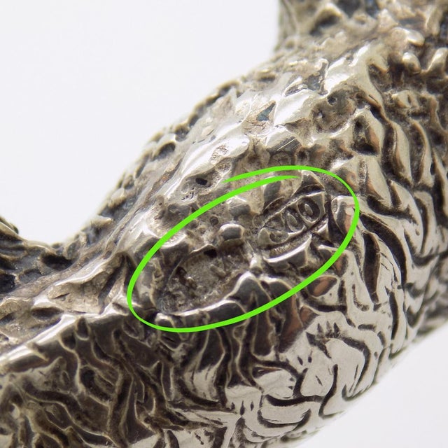 Vintage Italian Silver Fox Figurine, 1960s For Sale - Image 9 of 13