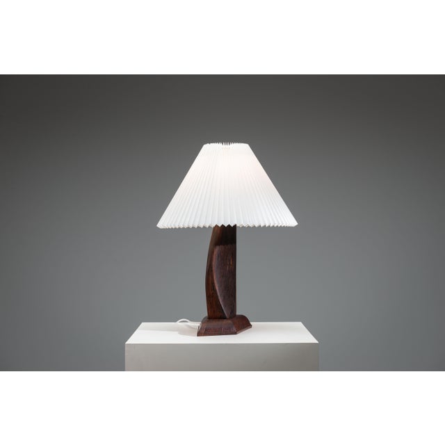 Large Mid-Century Rosewood Table Lamp, 1960s For Sale - Image 15 of 15