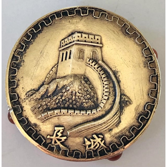 Chinese Chinese Silver Round Box For Sale - Image 3 of 6