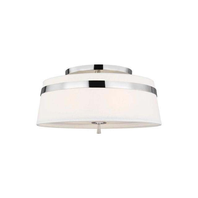 The simple, transitional Cordtlandt pendant and flush mount series features a perfectly proportioned conical hanging shade...