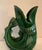 Emerald Mid 20th Century Shreve, Crump & Low Gurgling Cod Pitcher Green Glazed Ceramic For Sale - Image 8 of 11