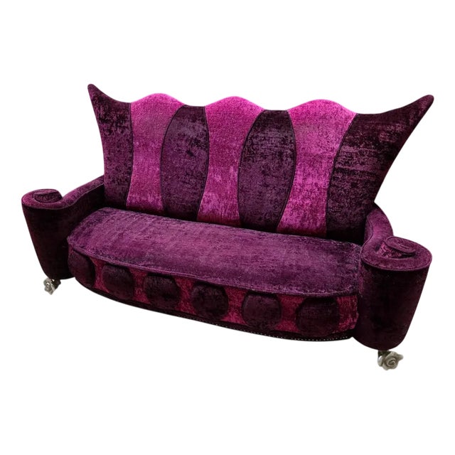 Lucky Sofa in Purple Velvet from Bretz For Sale