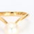18k Yellow Gold "V" Shaped Ring Band With 8.3mm Pearl - Size 6.25 For Sale In Phoenix - Image 6 of 6