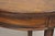 Antique Mahogany Demilune Flip Top Console Game Table With Hidden Drawer For Sale - Image 13 of 13