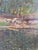 Rustic European Vintage Original Oil Painting Forest Landscape For Sale - Image 3 of 14