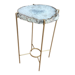 Unusual Modern Handcrafted Drinks Table.