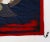 Richly colored antique hand embroidered couched goldwork Asian silk fukusa gift presentation textile featuring an elderly...