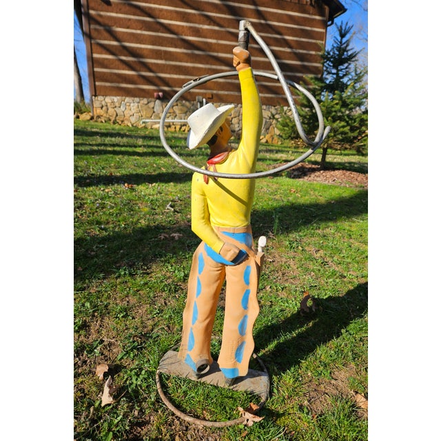 1950s Lono Ackert Cowboy Sprinkler For Sale In Charlotte - Image 6 of 17