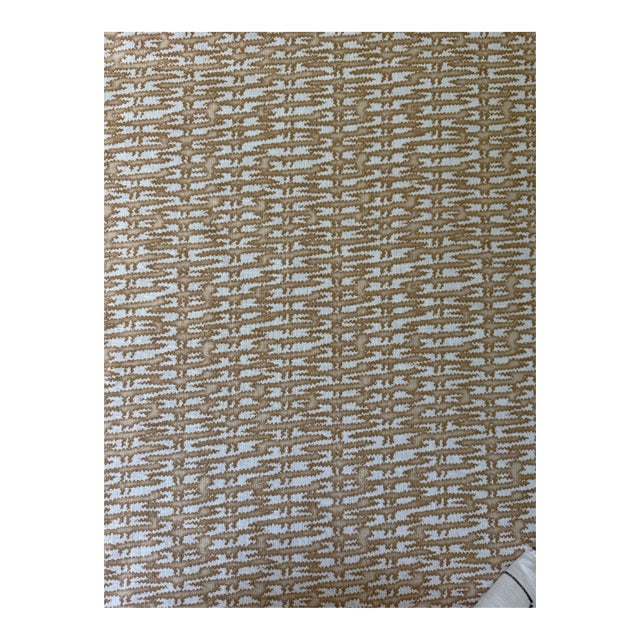 Casa Branca Vimini - Color Toast 2 6/8 Yards Linen Fabric For Sale