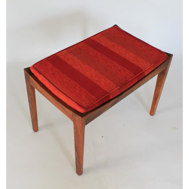 1960s Vintage Jens Risom Design Footstool or Ottoman For Sale - Image 5 of 12