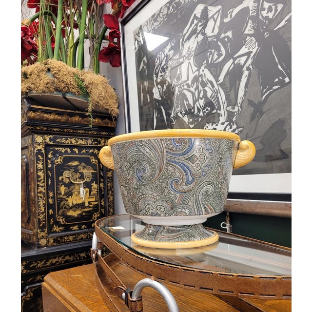 Vintage Vase in Ceramic, 1980s For Sale - Image 3 of 16