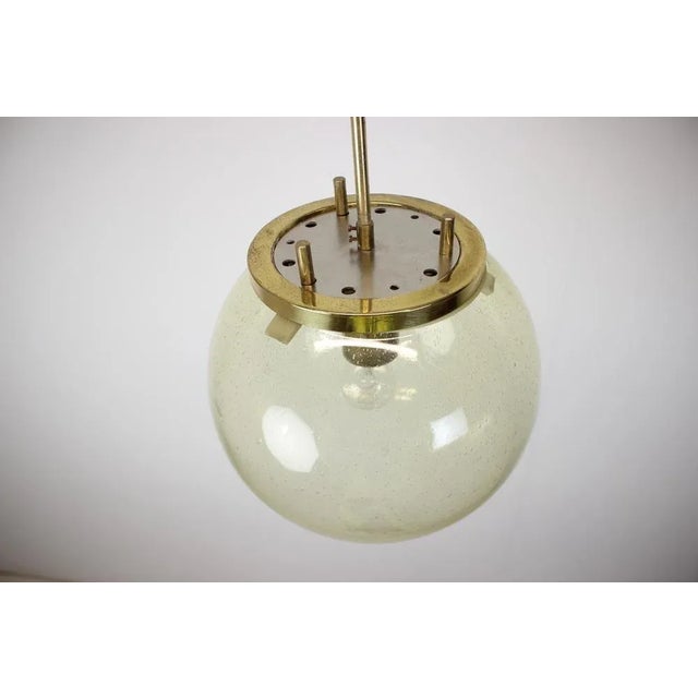 Mid-Century Glass Pendant by Kamenicky Senov, 1960s For Sale - Image 3 of 8