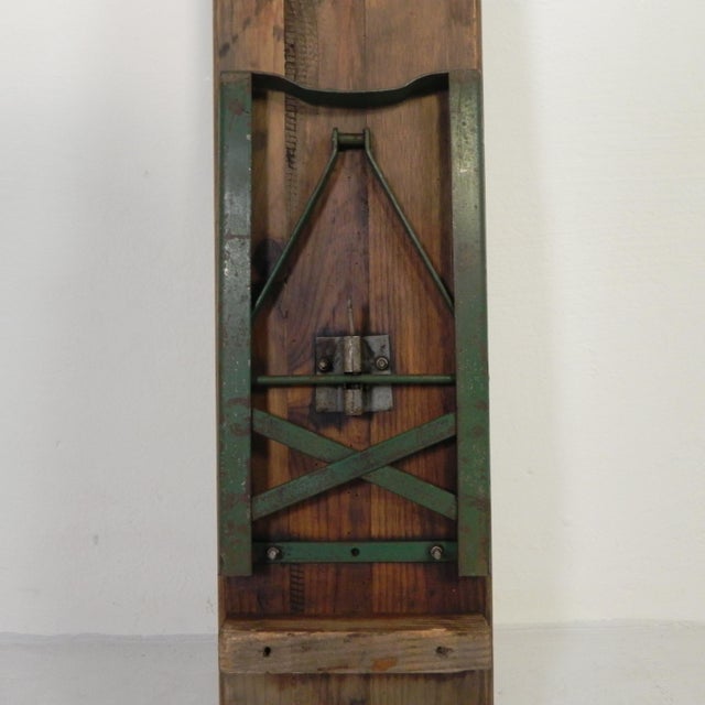 Wood Folding Patio Bench, 1960s For Sale - Image 7 of 18