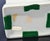 1970s Lenox Hummingbird Rectangle Vase Embossed Fine Ceramic 24k Gold Trim For Sale - Image 15 of 18