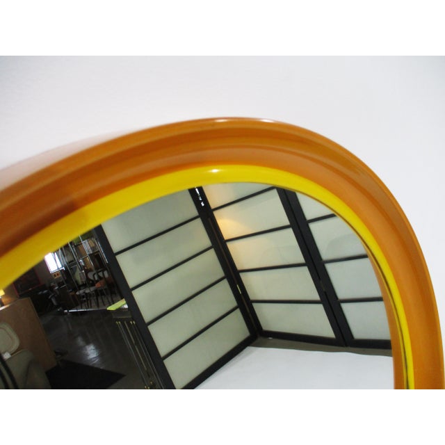 Joe Colombo Italian Pop Art Space Age Plastic Wall Mirror For Sale - Image 4 of 7