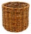 Mid-Century Modern Rattan Basket, Italy, 1960s For Sale