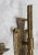 Metal Pair of Spanish Mid-Century Gilt Metal Five-Arm Candle Sconces, 1950s For Sale - Image 7 of 8