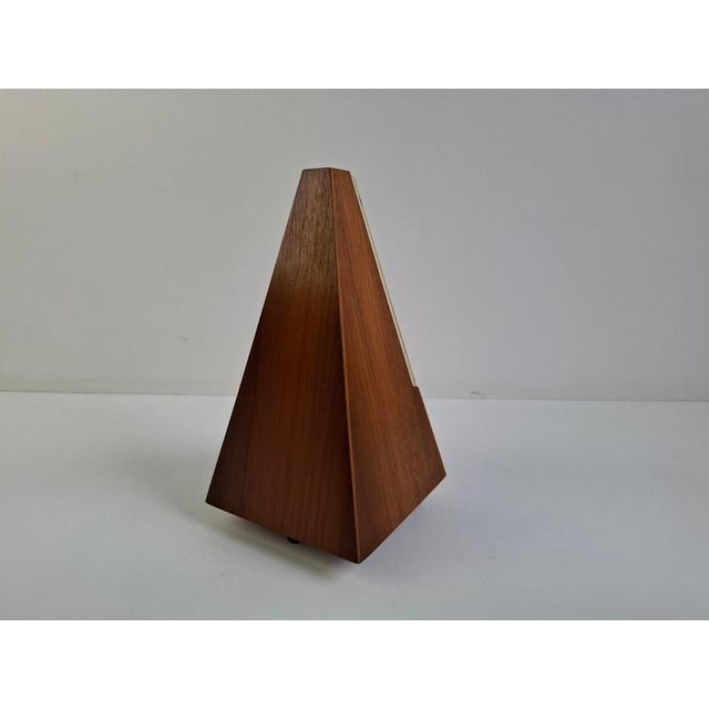 Mid-Century Modern German Mechanical Metronome in Wood from Wittner, 1970 For Sale - Image 17 of 18