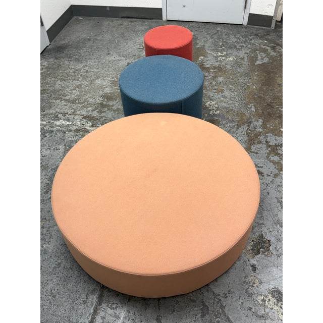 Blu Dot Bumper Ottomans, Set of Three For Sale In San Francisco - Image 6 of 11