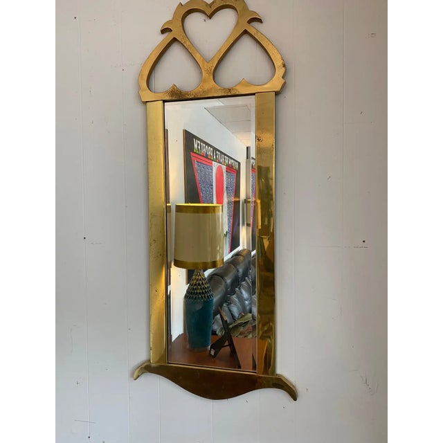 Mid-Century Mastercraft Brass Hanging Mirror For Sale In West Palm - Image 6 of 6