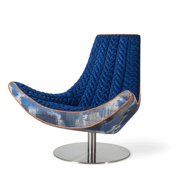 Ibiza Swivel Chair by VGnewtrend For Sale - Image 4 of 4