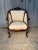 Early 20th Century Antique Victorian Style Carved Walnut Parlor Set, Loveseat and Lounge Chair For Sale - Image 12 of 13