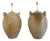 Large Pottery Olive Oil Jar Table Lamps, Set of 2 For Sale