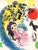 1960 Marc Chagall Original Lithograph Les Amoureux Au Soleil Rouge For Sale