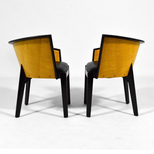 Paul Haigh Sinistra Chairs by Bernhardt For Sale - Image 10 of 12