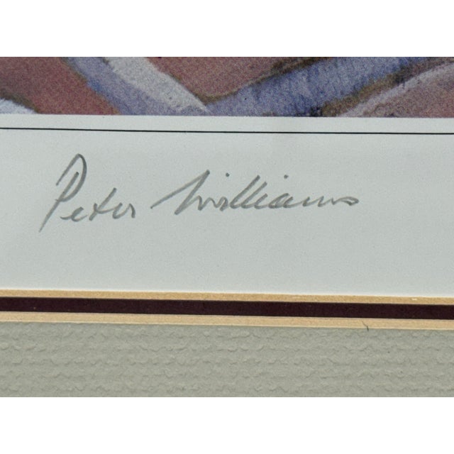 Peter Williams Del Mar Racetrack Signed Print, Circa 1992 For Sale - Image 9 of 12