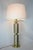 Mid-Century Modern Laurel Lighting | Large Brushed Aluminum Table Lamp For Sale - Image 3 of 5