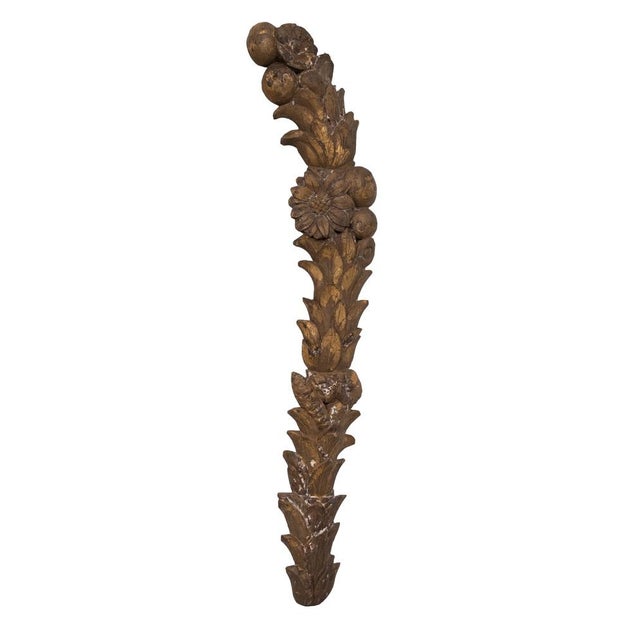 18th Century Italian Rococo Giltwood Appliques, 1750s, Set of 2 For Sale - Image 6 of 11