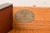 Baker Furniture Georgian Flame Mahogany Pedestal Drum Side Table or Tea Table, Newly Refinished For Sale - Image 9 of 14