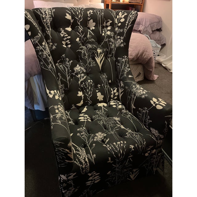 Transitional Custom Sherrill Furniture Chair For Sale - Image 3 of 11