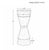 Wood Matthew Izzo Home Vivienne White Oak Drink Table For Sale - Image 7 of 7