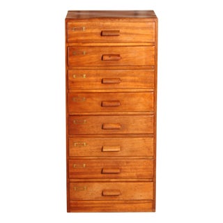 Mid-Century Mahogany Filing Cabinet, 1950s For Sale