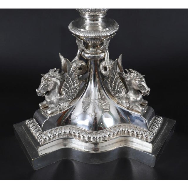 Antique Victorian Centrepiece Candelabra attributed to Elkington, 19th Century For Sale - Image 15 of 18